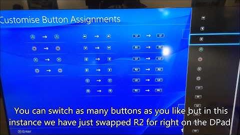 PS4 - How to Customise Button Assignments for all Games