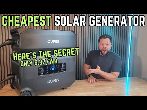 ONLY $0.29/Wh The CHEAPEST Whole House Solar Generator [But]