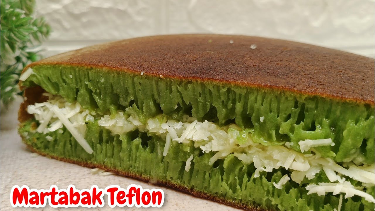 TANPA DI DIAMKAN (NO Resting) LANGSUNG DIMASAK HASIL BERSARANG FULL !!! MARTABAK TEFLON
