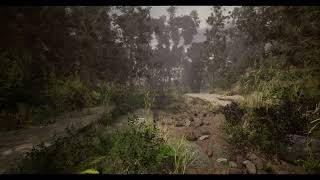 Old path in the forest / Unreal Engine 5.1 ///