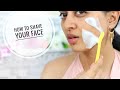 How I Shave My Face -  Using a Razor || Do's & Don'ts of Face Shaving || SuperWowStyle