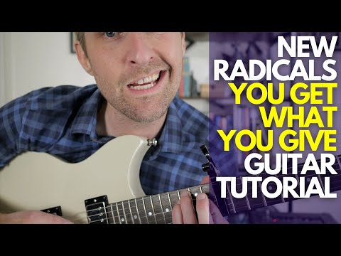 You Get What You Give by New Radicals Guitar Tutorial - Guitar Lessons with Stuart!