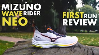 Mizuno Wave Rider Neo - First Run Review - Amazing so far!! - YouTube