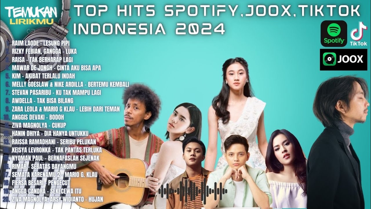 Lagu Pop Terbaru 2024 TikTok Viral ' TOP Hits Spotify Indonesia 2024