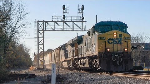 CSX AC44 #400 With The Nice K5H Horn Leads M422 By Selma, NC