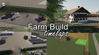 FS19 - Farm build timelaps
