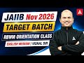 JAIIB Nov 2026 | Target Batch RBWM Orientation Class | English Medium | By Vishal Sureshraav Mantri