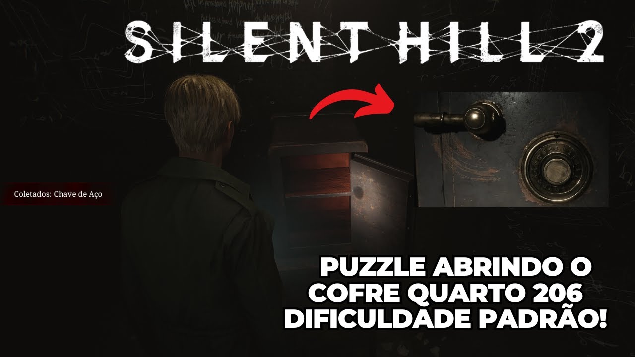 SILENT HILL 2 REMAKE: COMO ABRIR O COFRE DO QUARTO 206 NA