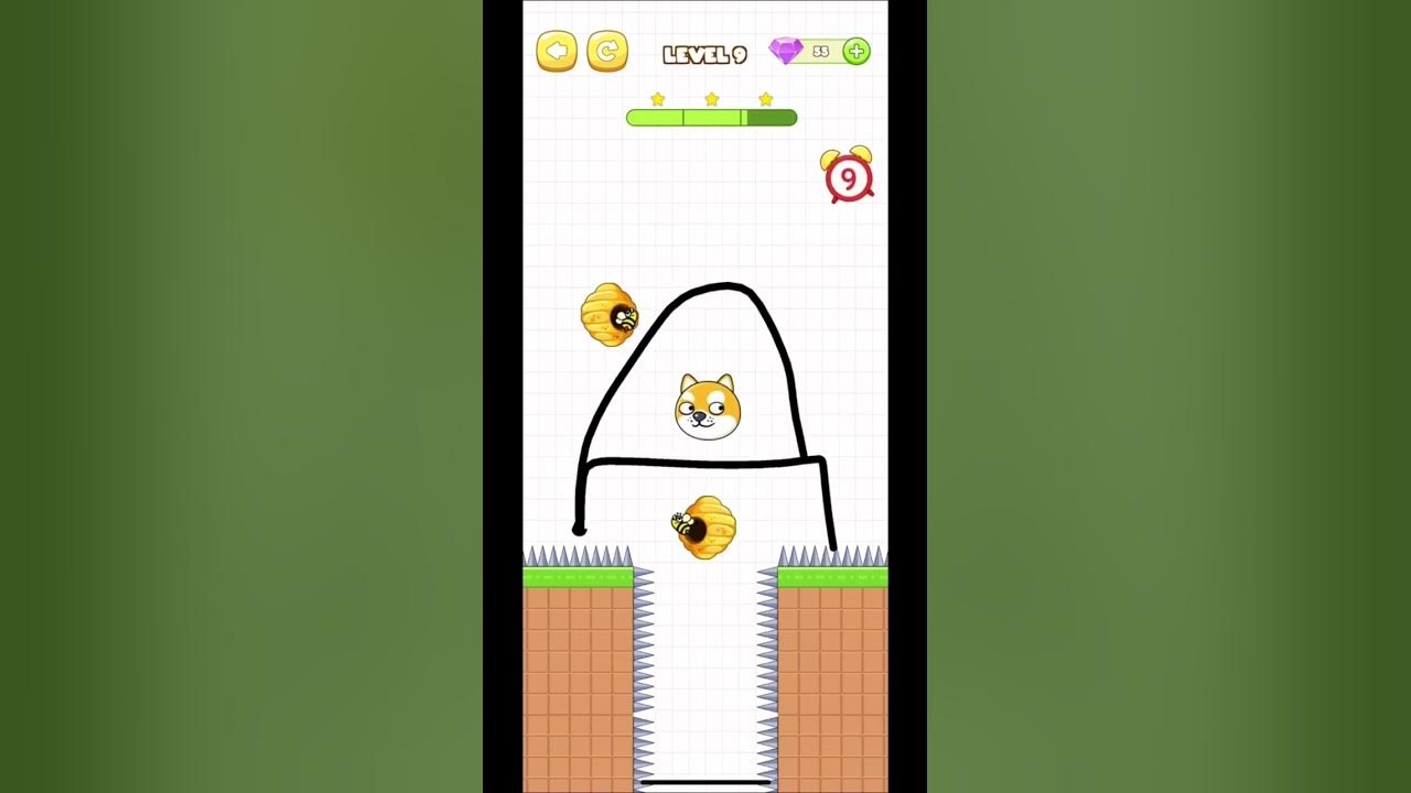 Save the pet dog from bees gameplay gameshorts iosgammer youtube