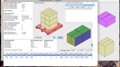 Quick Pallet Maker - Fill a Standard Case, Create a Pallet & Fill a Container