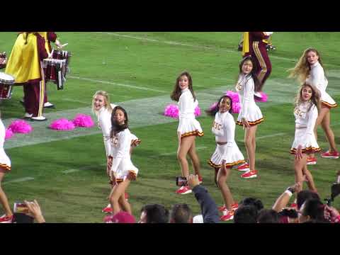 USC Song Girls – Post Game Rally 10/19/2019 - Part2