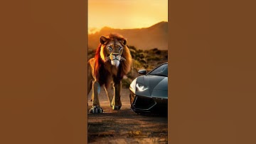 Insane AI! Lion Lamborghini Robot Transformation!