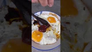 Cơm lười trộn trứng ốp la chỉ mất 5' siêu ngon mà dễ của ông anh thích nấu ăn #short #tiktok