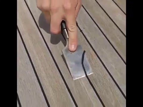 How to cut the raised caulk on teak decks! - YouTube