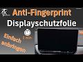 Displayschutz Folie | ANTI-FINGERPRINT | Montageanleitung für AUDI VW SKODA SEAT CUPRA