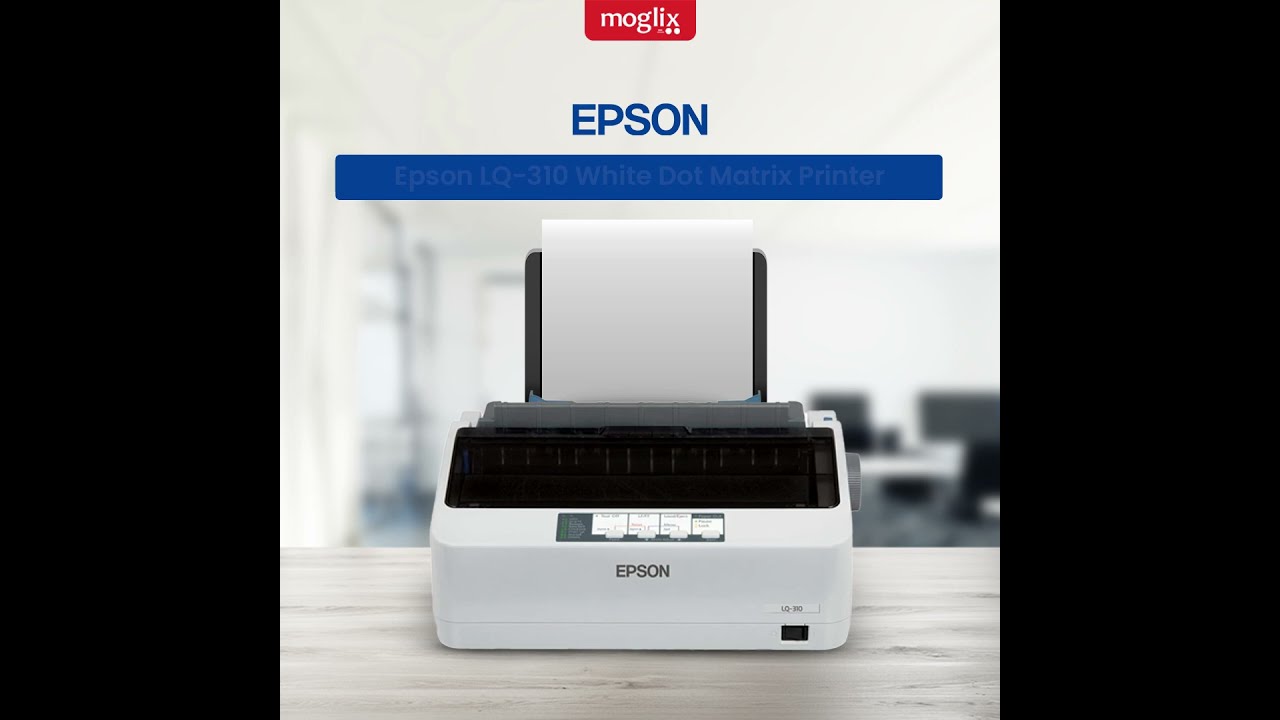 Epson LQ 310 White Dot Matrix Printer Reliable Printing Solution