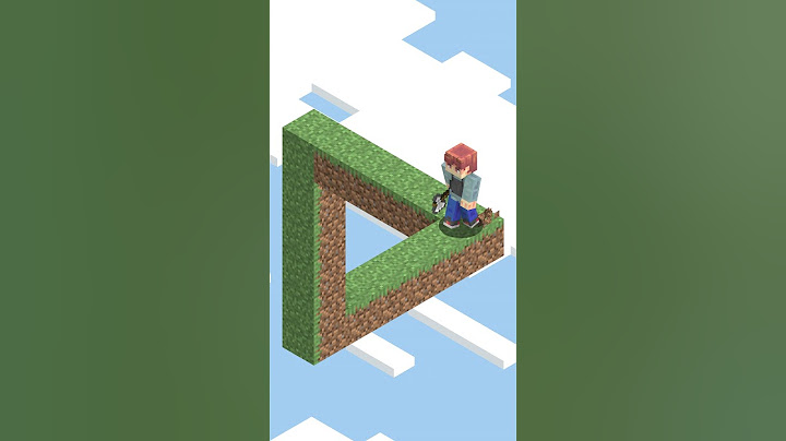 The Penrose Triangle Illusion | Minecraft Animation