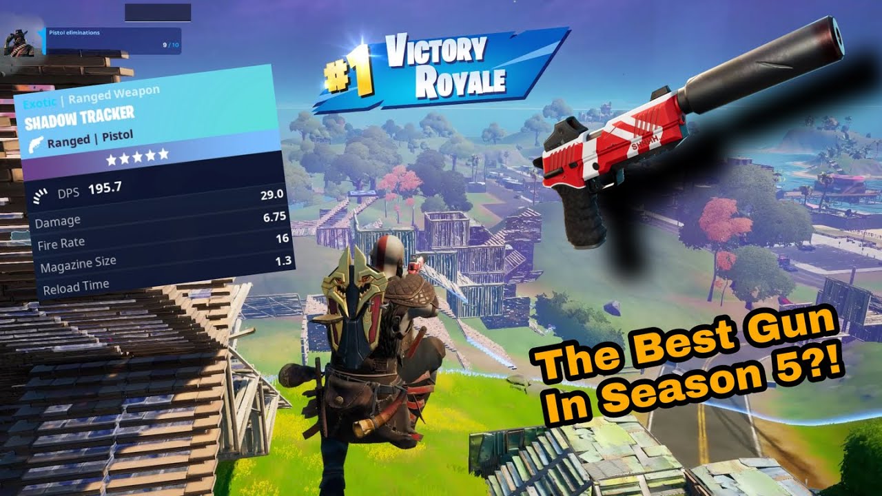Is This The Best Gun In Fortnite Right Now?! || Shadow Tracker Pistol ...