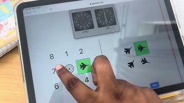 CUT-E RELATIVE BEARING INDICATOR , COMPASS TEST (spatial orientation) watch to pass the exam