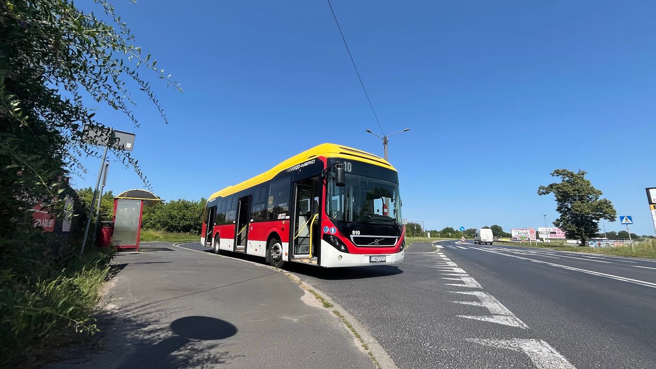 MPK Inowrocław 810 linia 10 Miechowicka szpital n/ż - Wojska polskiego Szarych Szeregów