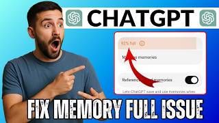 How to Fix Memory Full Problem on Chatgpt  (2026)