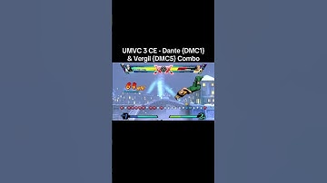 UMVC 3 CE - Dante {DMC1} & Vergil {DMC5} Combo #umvc3 #umvc3mods #devilmaycry #dante #vergil