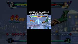 UMVC 3 CE - Dante {DMC1} &amp; Vergil {DMC5} Combo #umvc3 #umvc3mods #devilmaycry #dante #vergil