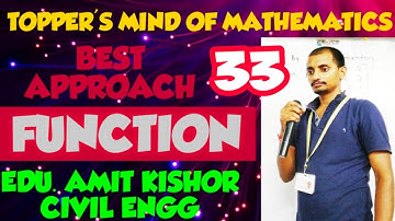IMPLICIT & EXPLICIT FUNCTION FOR XII / JEE | LECTURE -33| MATHS WITH EDU. AMIT KISHOR CIVIL ENGG.