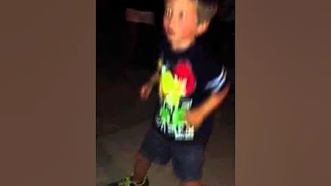 Layton Hughes dancing to the Deb's