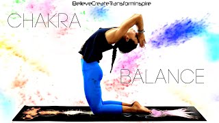 7 Chakras | 20 Min Chakra-Balancing Yoga Class | Yoga With Juliette