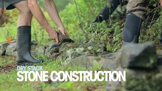 Permaculture Skills (episode 3.09) - Dry stack stone construction