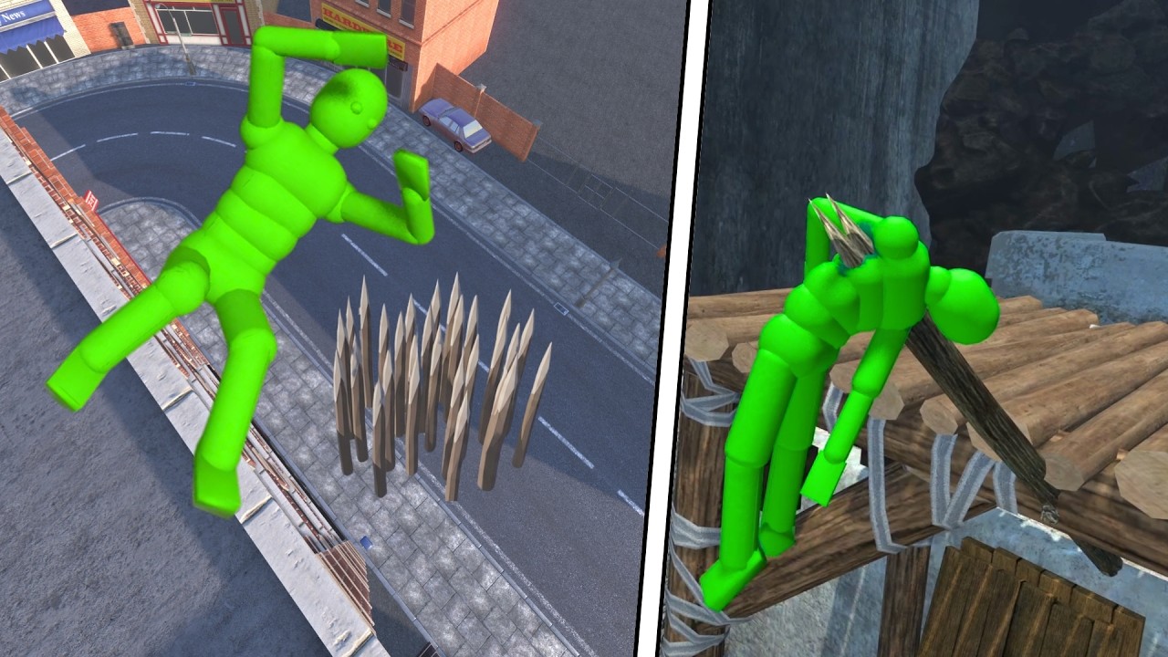 Euphoria NPC Ragdoll Physics Compilation | Most Brutal & Epic NPC Falls! Compilation #11