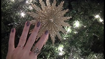 ASMR * Christmas Tree Ornaments * Tapping & Scratching * Fast Tapping * No Talking * ASMRVilla