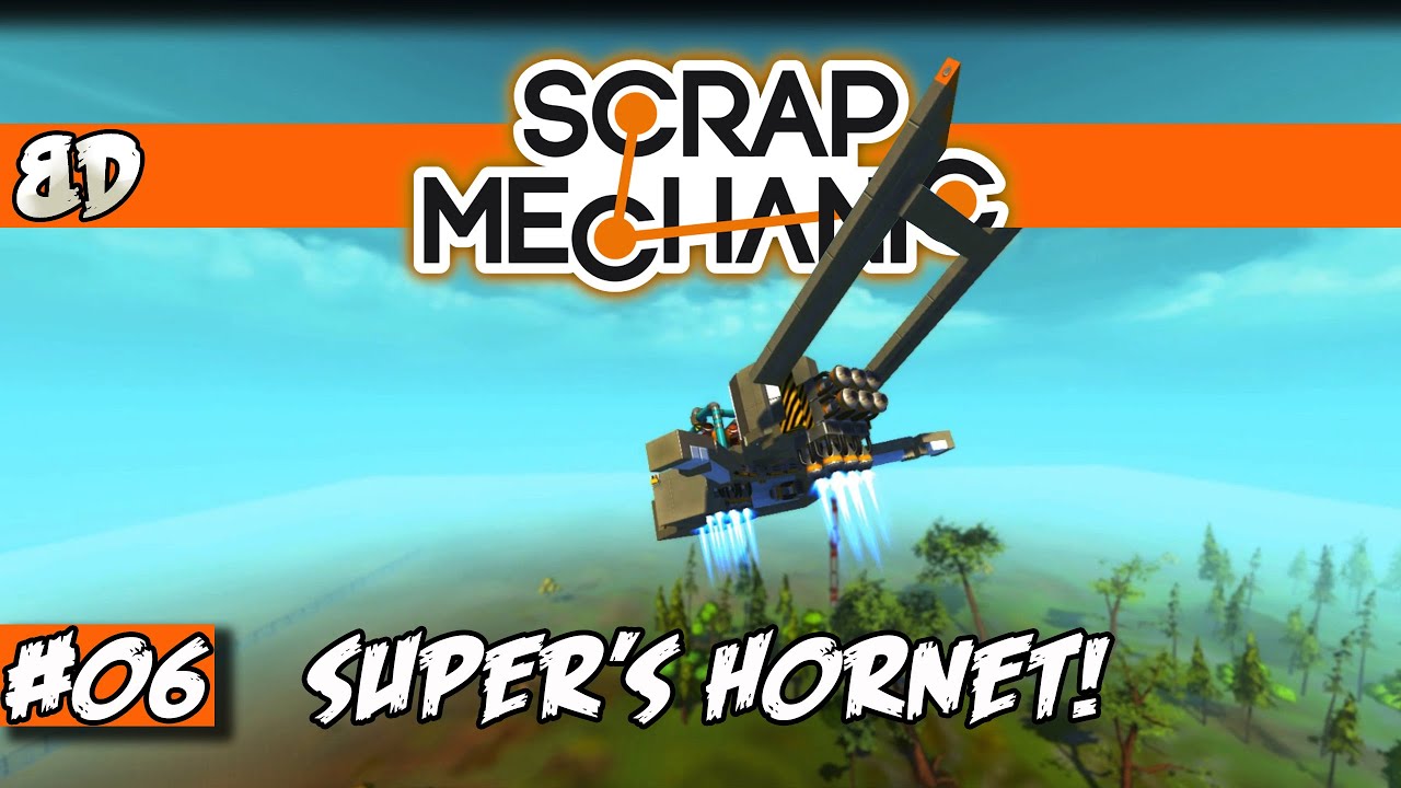 Scrap Mechanic: Flying SuperUK's Hornet! (Star Citizen recreation) Biscuit Dog