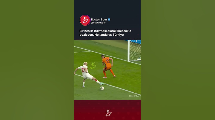 Bir neslin travması olarak kalacak o pozisyon. Holanda Türkiye maçı