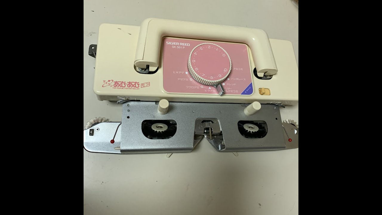 SILVER REED SK561 KキャリジをSK580で使ってみる - YouTube