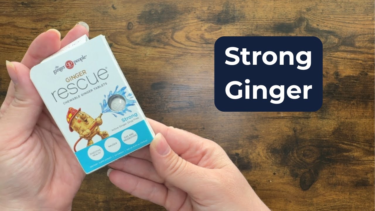 Ginger Rescue Tablets - Travel Friendly - YouTube