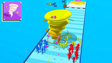 Crazy tornado colors  | All Levels Gameplay Android, ios | Levels 16-20