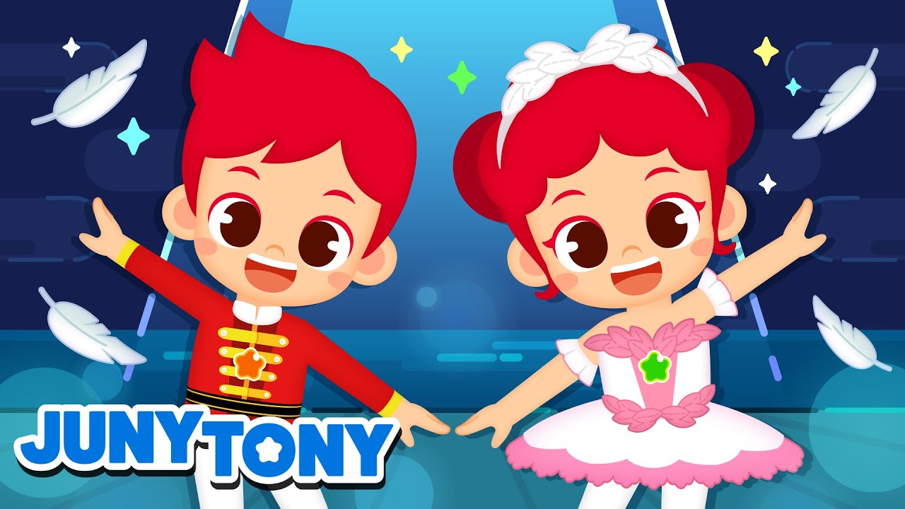 Balerina, Balerino | Balet Anak-Anak | Lagu Anak Anak | JunyTony Bahasa Indonesia
