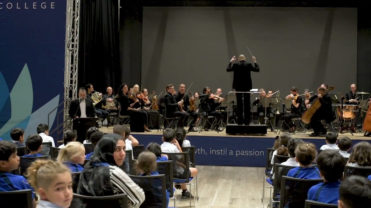 Peter and the Wolf by Sergei Prokofiev, performed by Qatar Philharmonic Orchestra at Doha College