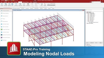 Modeling Nodal Loads in the STAAD.Pro Analytical Modeler