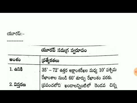 యూరప్ ఖండం DSC part 1