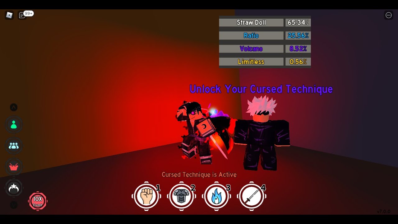 *NEW* CURSED TECHNIQUE SHOWCASE | ANIME FIGHTING SIMULATOR - YouTube