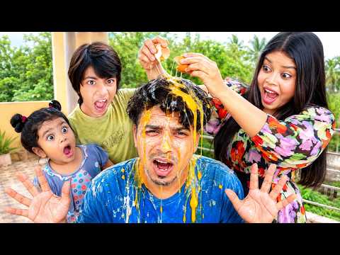 মাথায় ডিম ফাটিয়ে বদলা নিলাম 🤣 ডেয়ার চ্যালেঞ্জ করতে গিয়ে যা হলো...