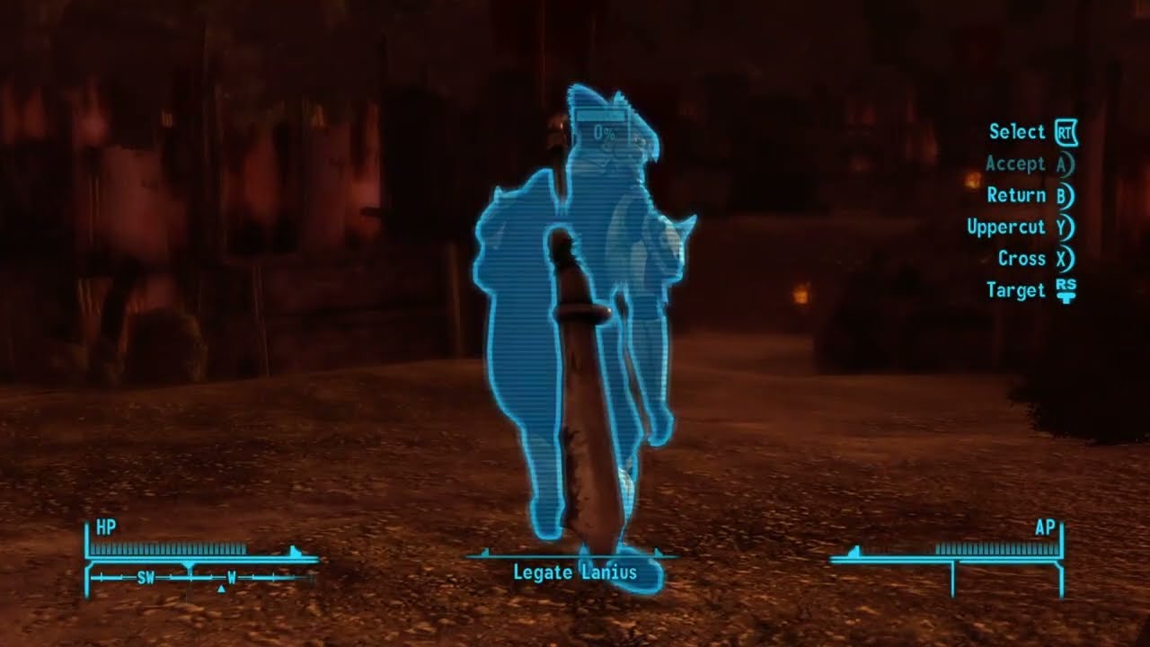 Fallout New Vegas Can you beat Legate Lanius with only a Beartrap Fist?