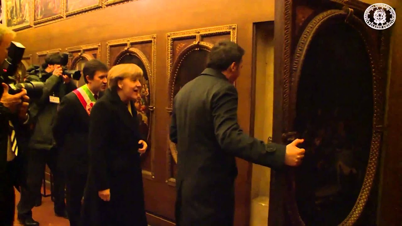 Firenze - Incontro Presidente del Consiglio Matteo Renzi con il Cancelliere Angela Merkel (22.01.15)