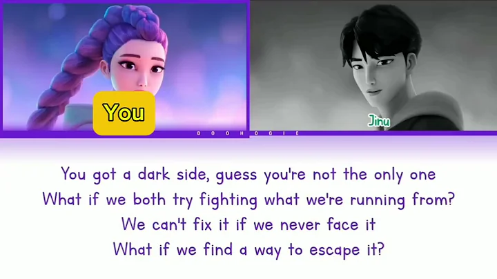 HUNTRIX (헌트릭스) 'Free~' Color coded Lyric Karaoke With Jinu` 