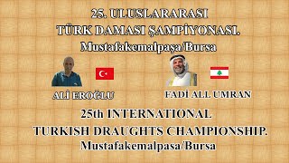 MKP 2025 oyun özetleri | ALİ EROĞLU (TUR) - FADİ ALL UMRAN (LUB).