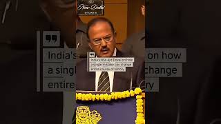 Ajit Doval speech on avoiding mistakes - NSA 2018 #AjitDoval #NSA #India