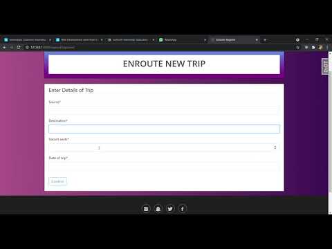 Enroute - Carpooling based Django Project